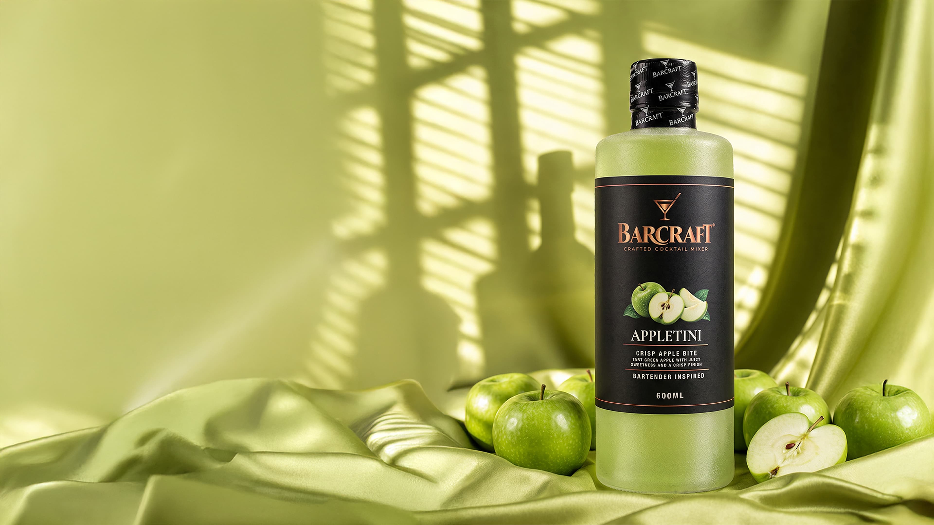 BarCraft Appletini Mixer: Tart green apple with juicy sweetness and a crisp finish