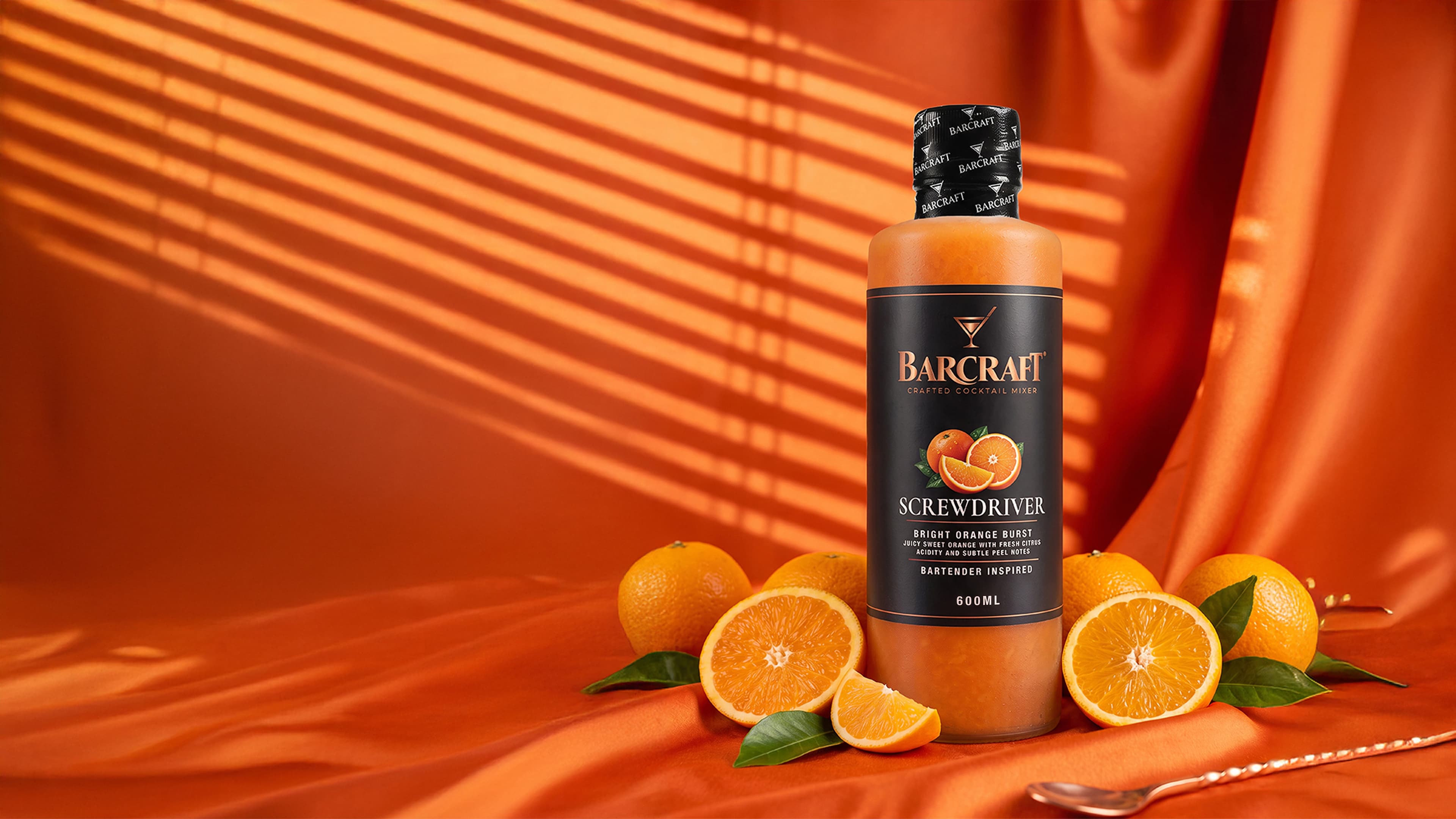 BarCraft Screwdriver Mixer: Juicy sweet orange with fresh citrus acidity and subtle peel notes