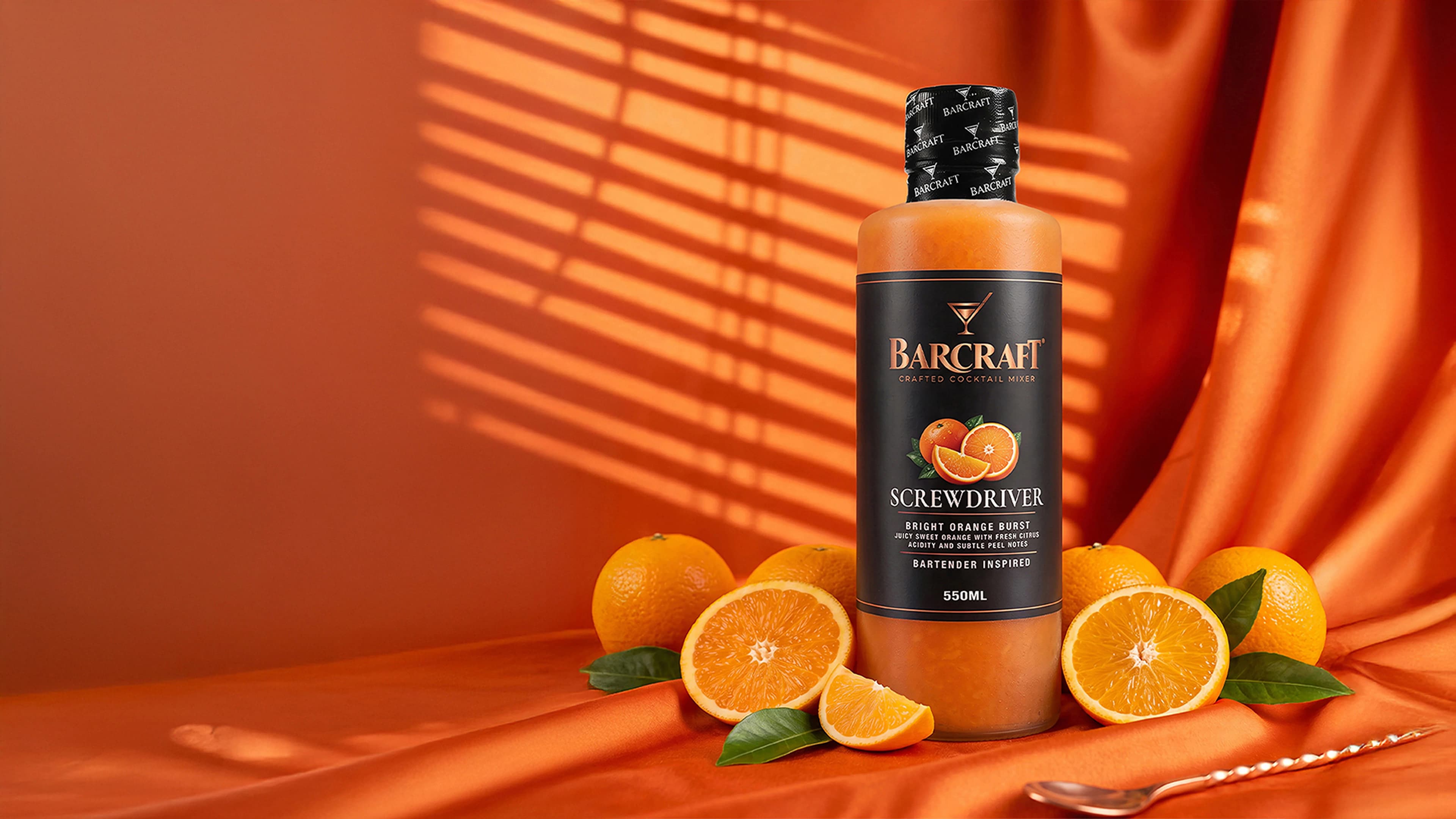 BarCraft Screwdriver Mixer: Juicy sweet orange with fresh citrus acidity and subtle peel notes.